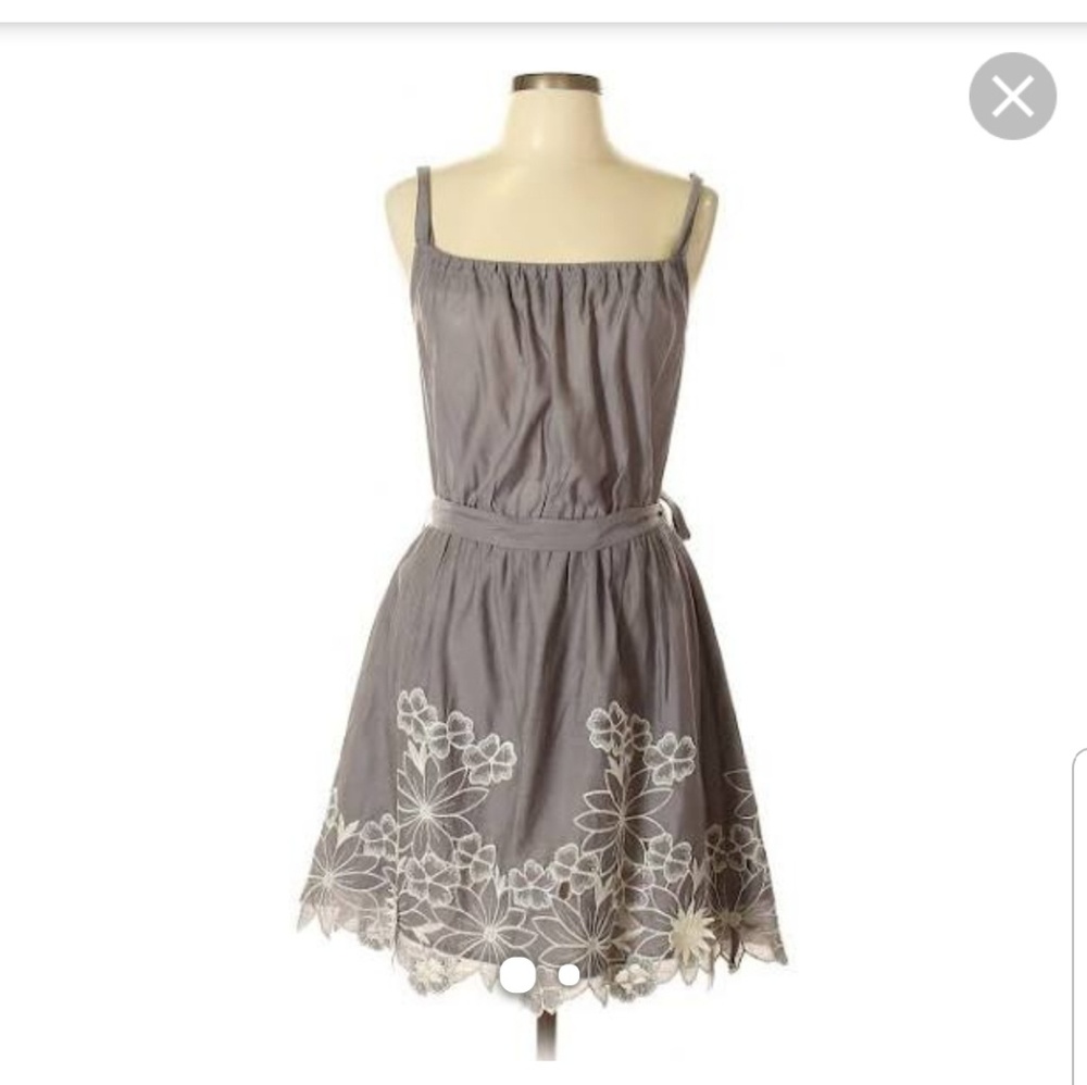 Anthropologie nick + mo embroidered dress